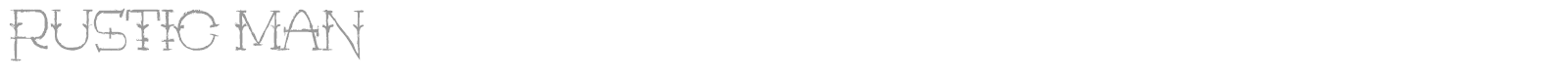 Rustic Man font preview